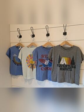 Set of 4 Rivet Apparel Co T-shirts, size 5